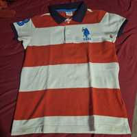 Детска тениска за момче с якичка U.S. POLO ASSN.