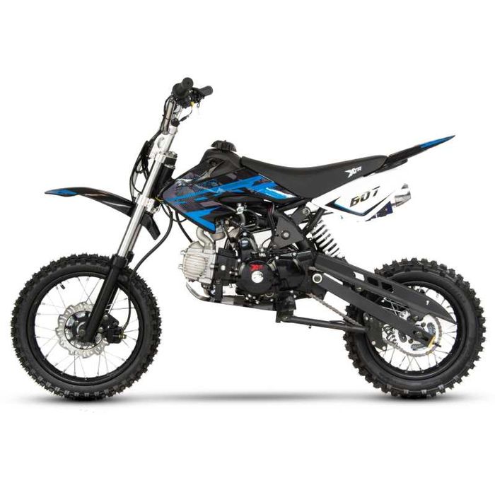 Motocicleta Cross/Enduro copii 4T XTR607M, 125cc,14/12 negru/albastru
