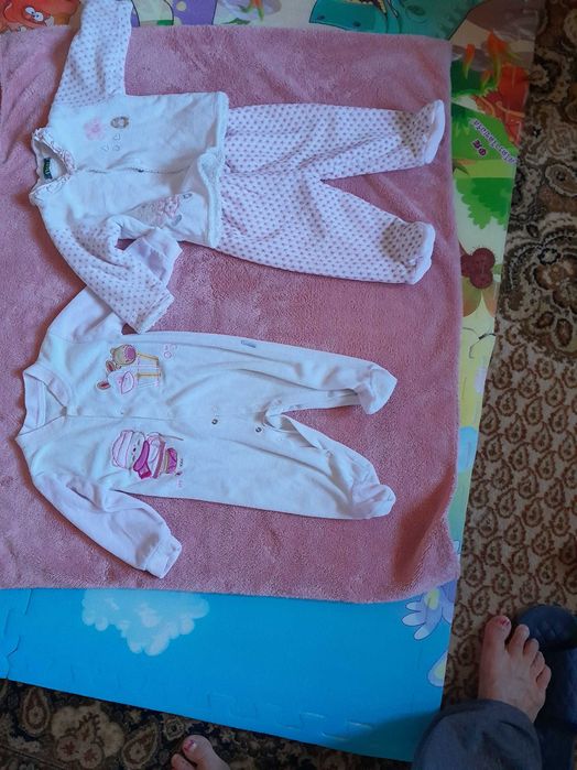 Плюшен Ромпър/гащеризон и Комплект  лот за бебе