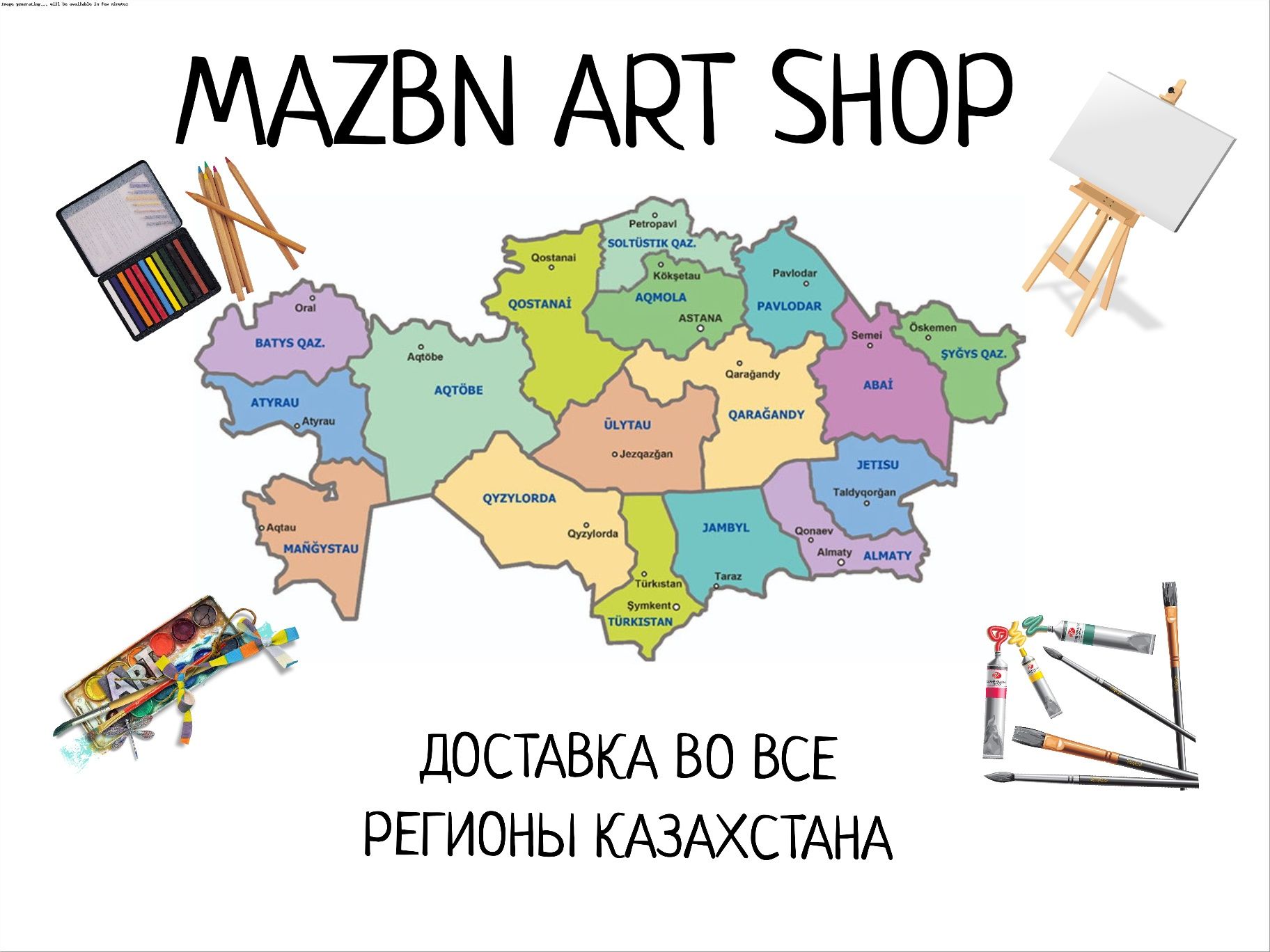 Холсты на подрамнике для рисования, по оптовым ценам от MAZBN ART