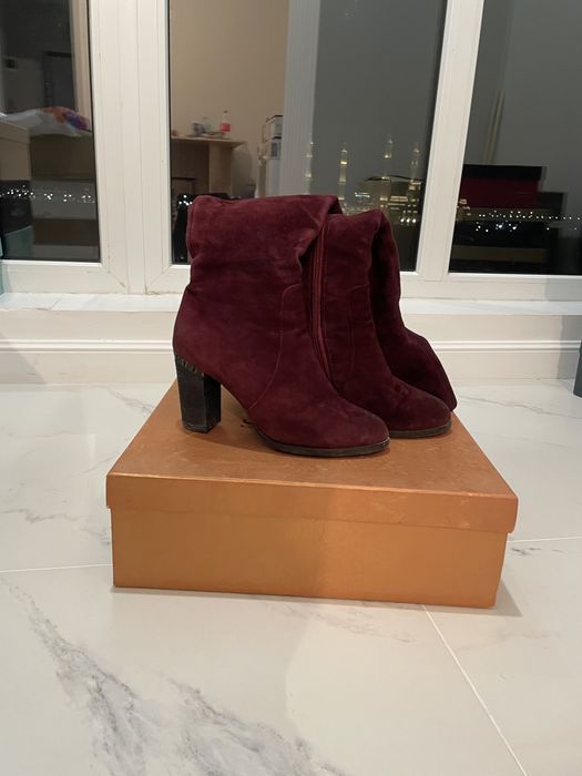 Продам сапоги винного цвета