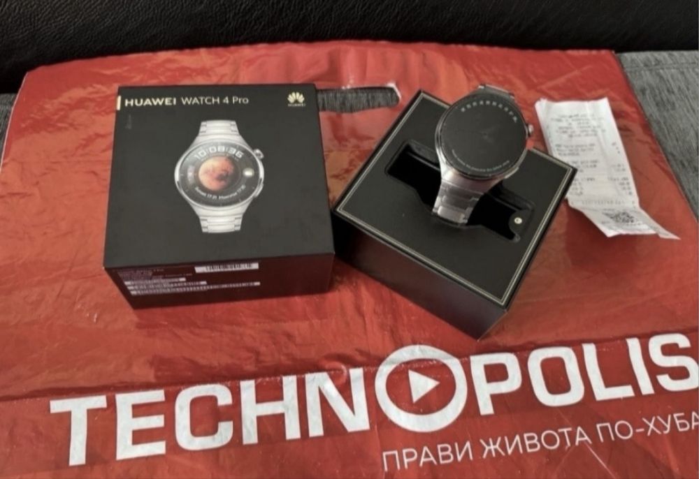 48mm Huawei watch 4 Pro LTE Гаранция Технополис 2025 г. Titanium