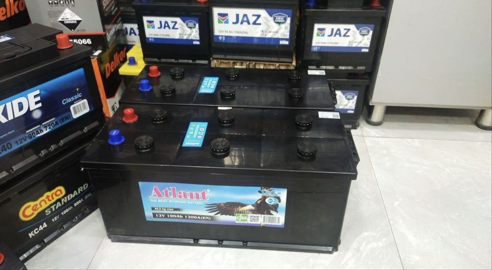Jizzah Atlant 190 ah akumlyator 1 yil garantiya