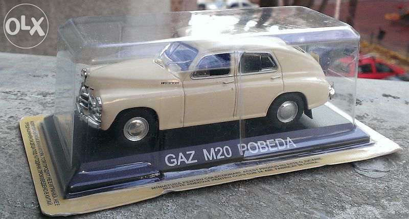 Macheta GAZ M20 Pobeda MK2 1948 - DeAgostini Masini de Legenda 1/43