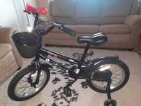 Bicicleta copii, 16 inch, cu roti ajutatoare. NOUA!