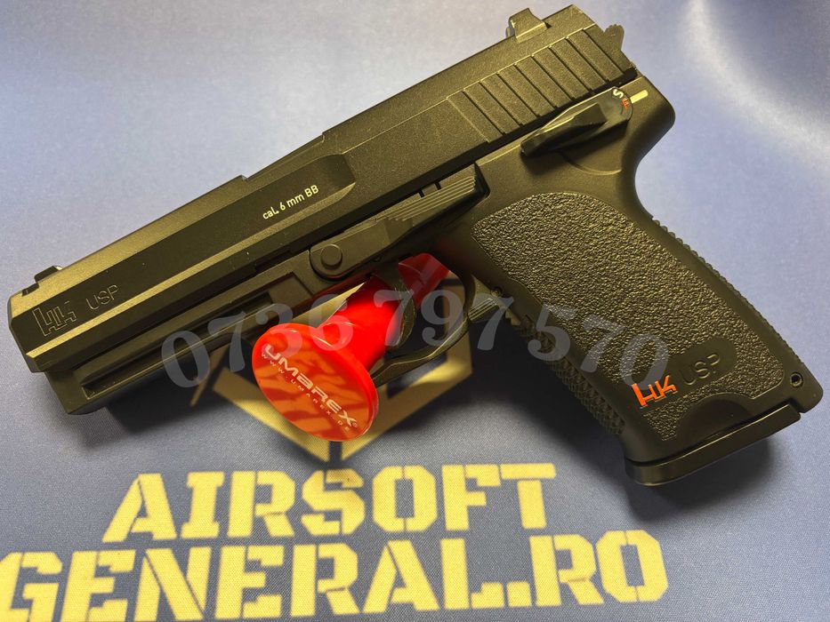 Oferta Pistol Airsoft Puternic Heckler & Koch USP nonblowback CO2, 1kg