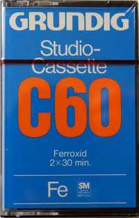 Casetă audio Grundig-Studio Cassette Fe 60min. Sigilată în folie