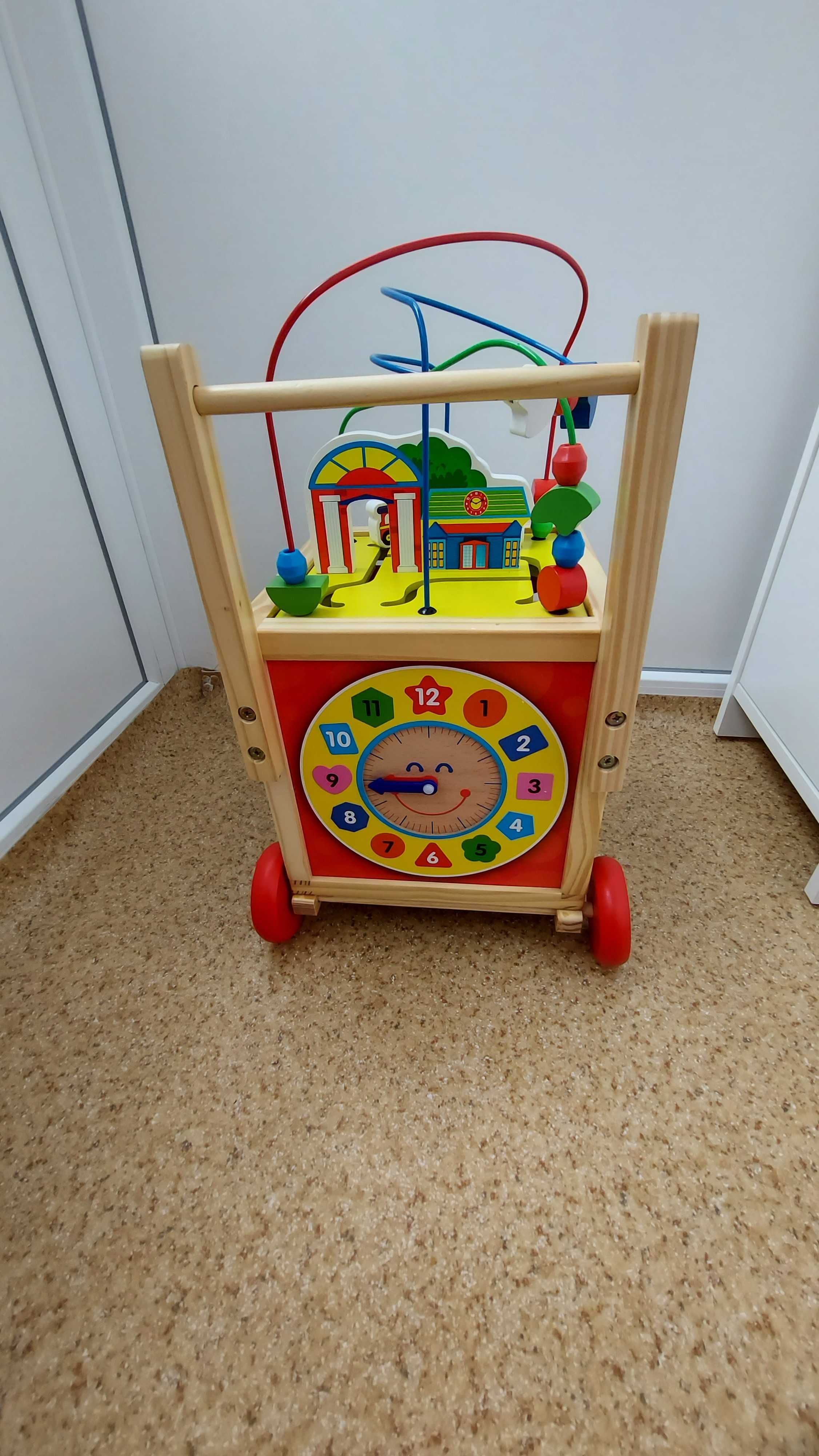 Premergator Montessori 6 in 1 cu centru de activitati