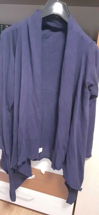 Cardigan albastru lung