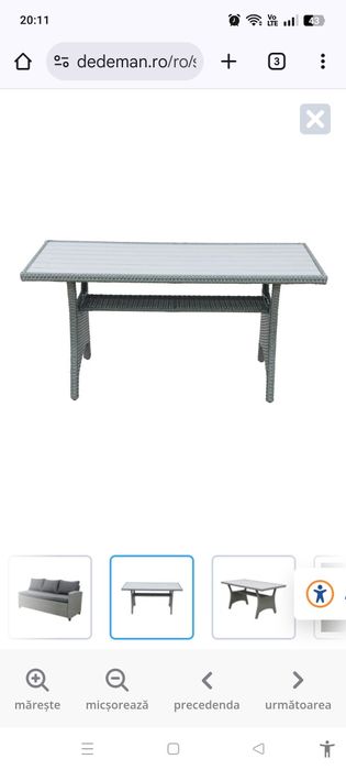Set gradina/terasa ratan