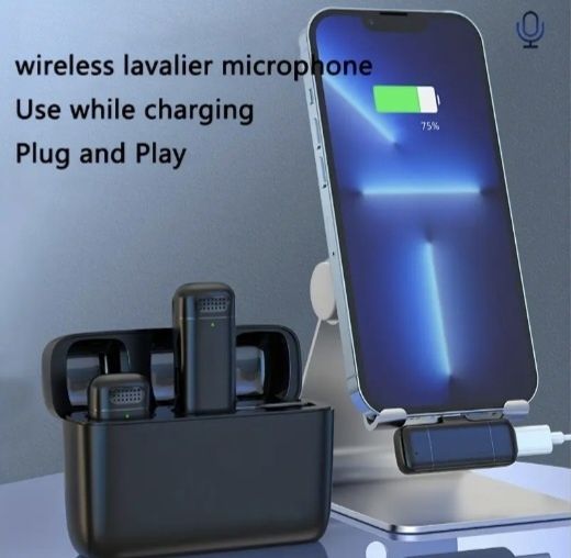 microfon lavalieră wireless pentru telefon