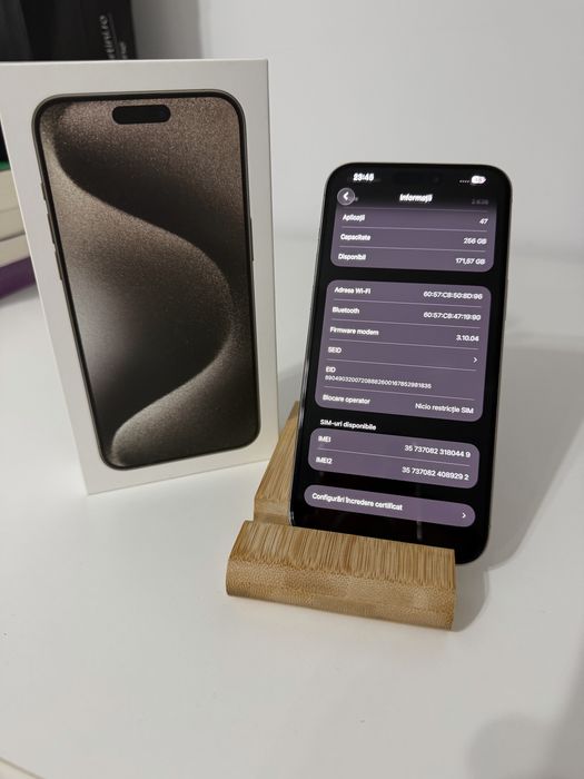 iPhone 15 Pro Max – 256GB – Impecabil!