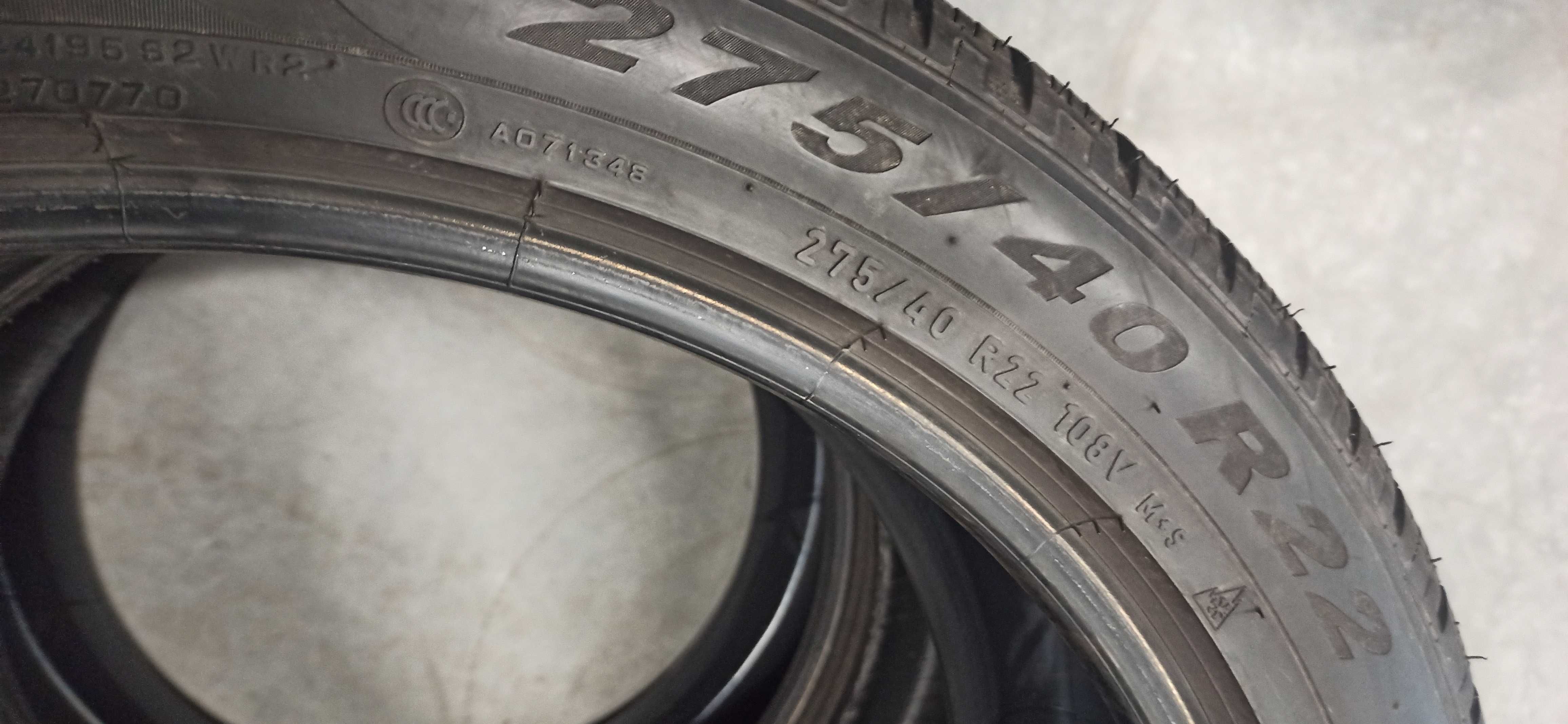 4бр.зимни гуми 275/40/22 Pirelli