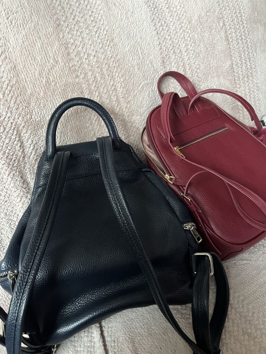 Две кожени раници