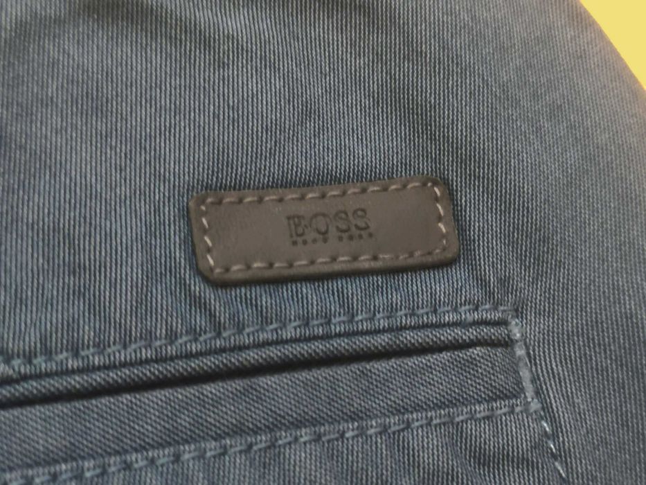 Pantaloni eleganti Hugo Boss - Blue Smoke