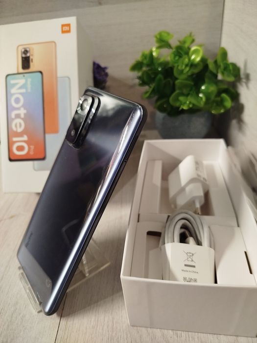Xiaomi Redmi Note 10 Pro – 128GB / 6GB + 5Gb RAM  Пълен Комплект