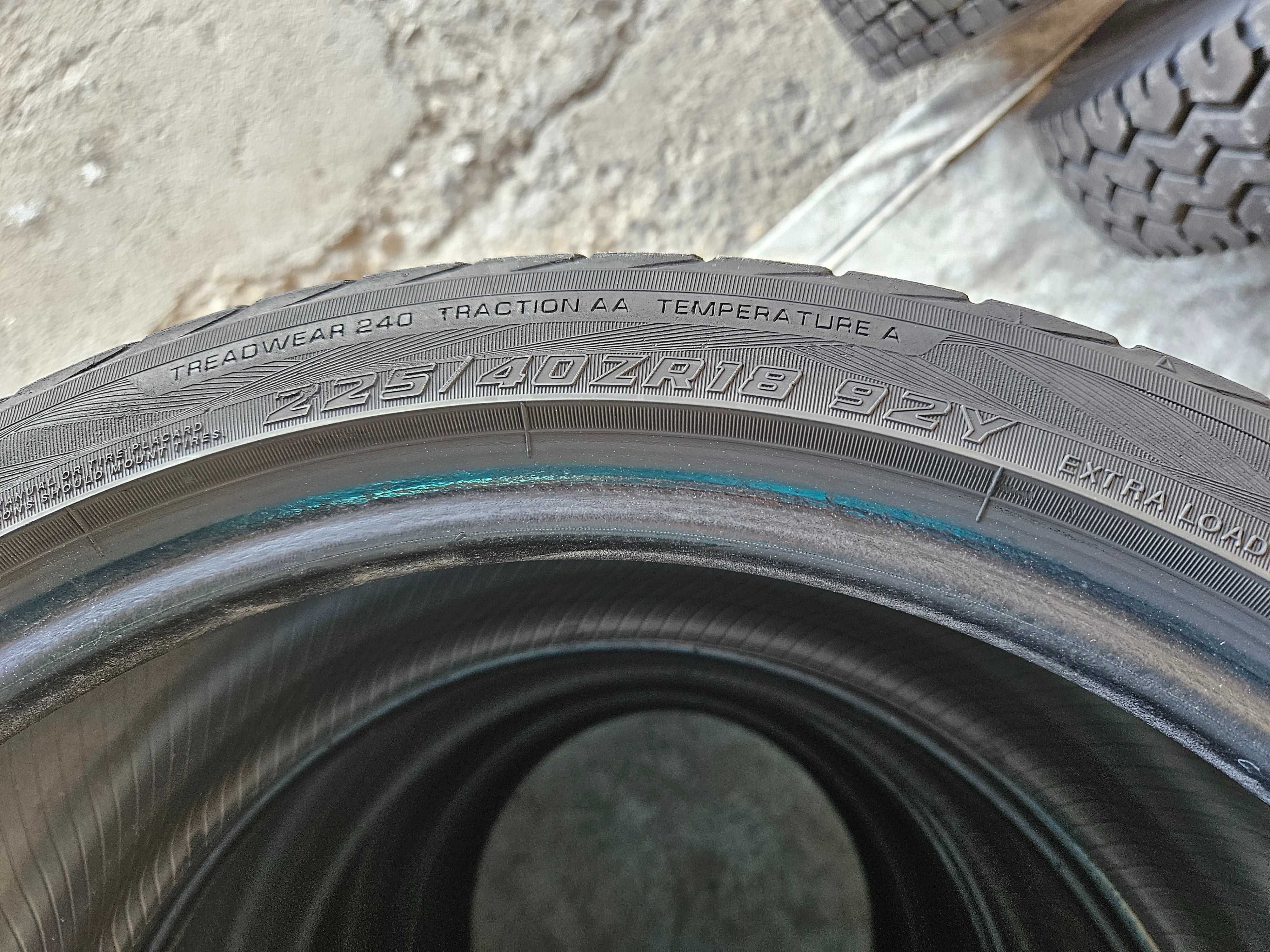 2 летни гуми 225/40/18 Yokohama Advan Sport V105 92Y DOT2018 JAPAN