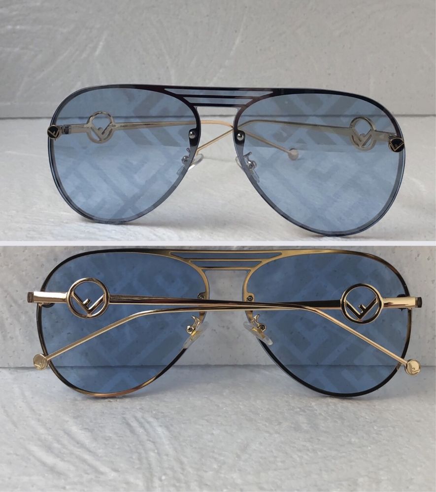 Мъжки слънчеви очила авиатор сини  F 58136 Дамски слънчеви очила
