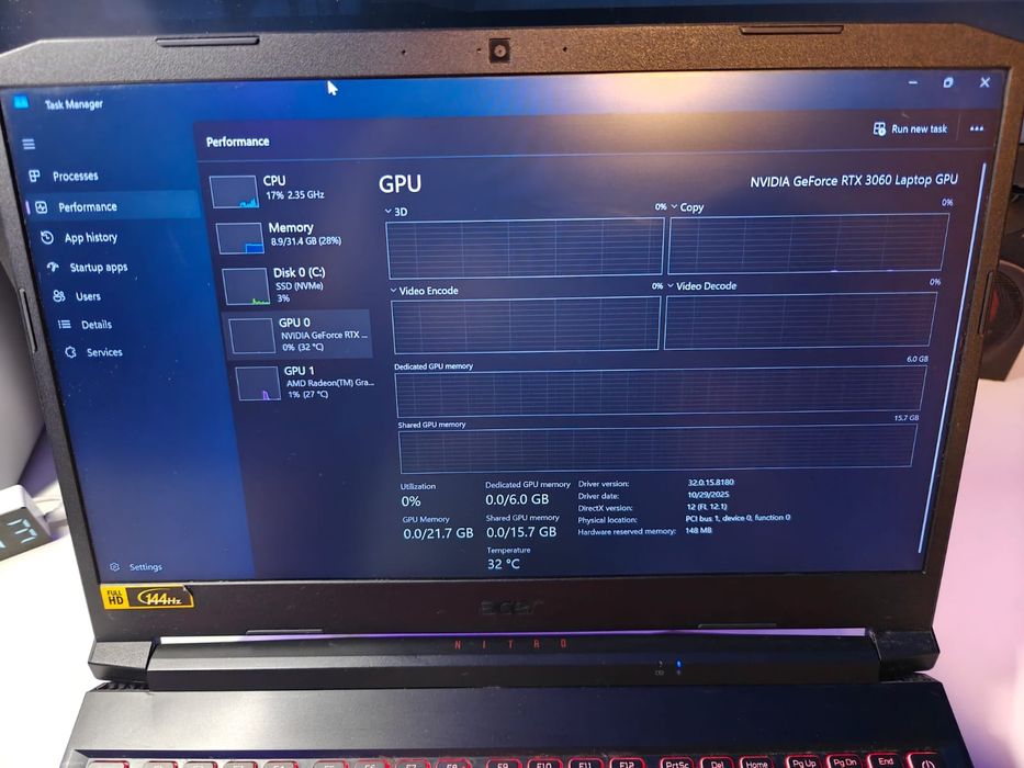 Laptop Acer Nitro 5 AN515-45