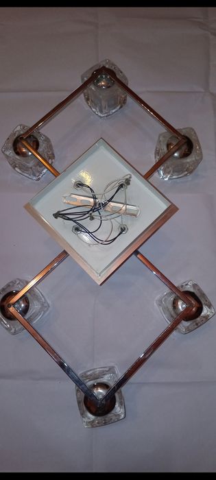 Lustra led 7 cuburi