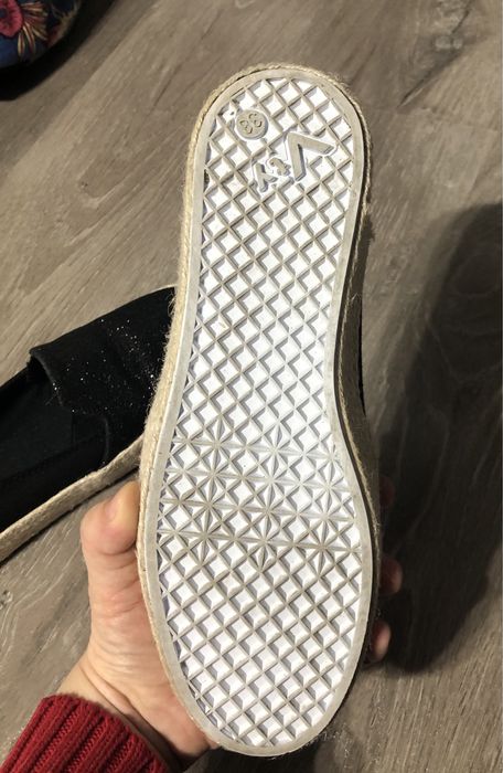 Espadrile negre marime 38 espadrile negre 38 espadrile sclipici 38