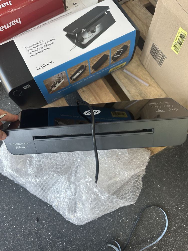 Laminator de birou HP Pro Laminator 600, A4, 80/125 microni, 2 role