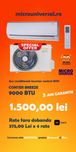 Aer conditionat  CONTER BREEZE 9000 BTU cu montaj inclus-WI-FI