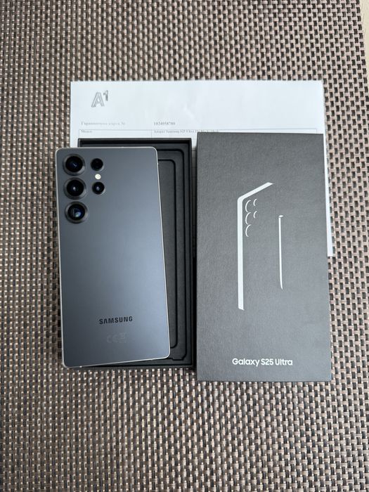 НОВ! *ЛИЗИНГ* Samsung Galaxy S25 Ultra 12/256Gb Titanium Gray 24М ГАР