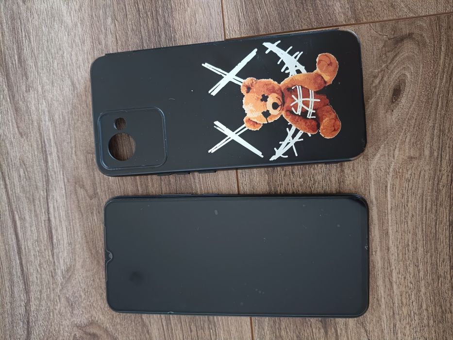 Realme C30 ,husa+folie privacy încorporate