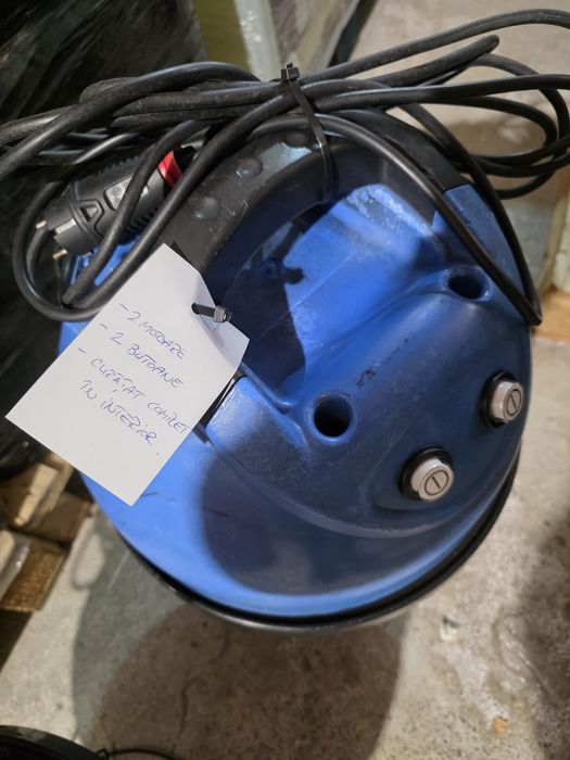 Cap Complect Aspirator umed uscat Tron 2 motoare 1300W fiecare