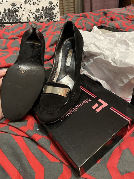 Туфли женские замшевые