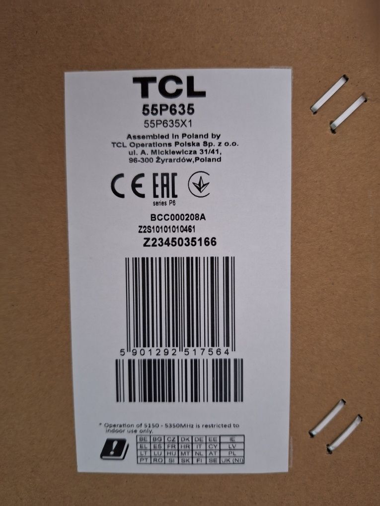 Телевизор TCL андроид