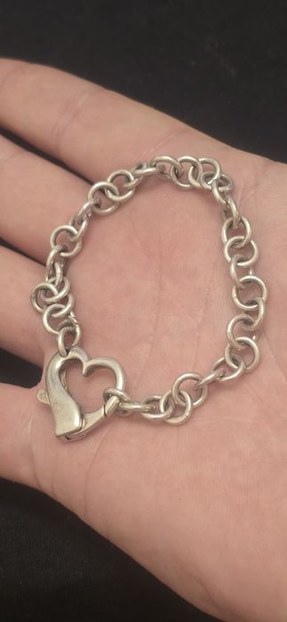 Brățară argint masivă