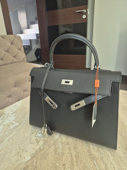 Даммска чанта от естествена кожа