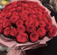 Букет огромных роз