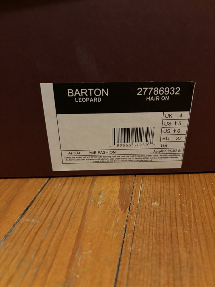 Дамски Dr. Martens - 37 номер - BARTON LEOPARD BOOTS