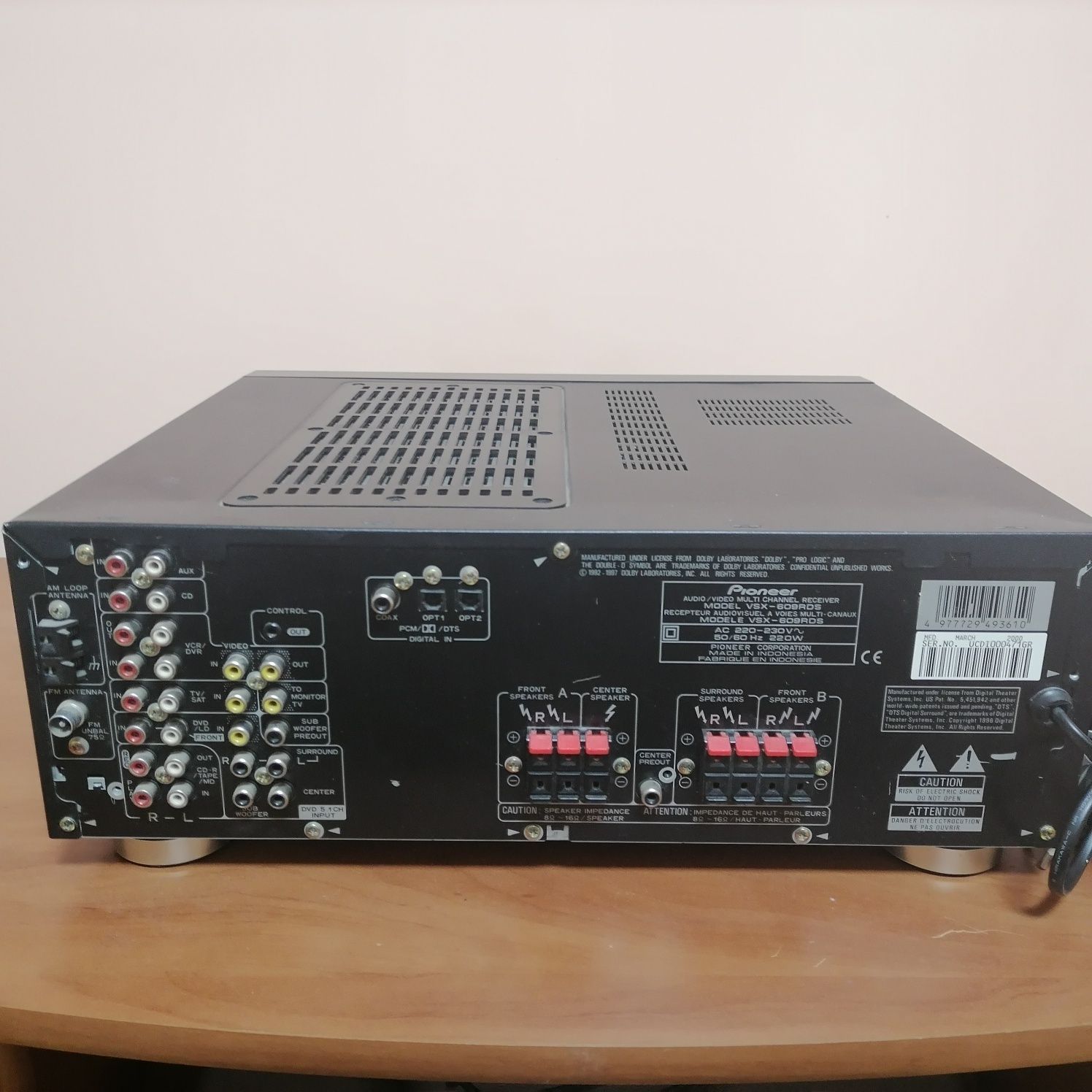 Pioneer vsx 609 rds