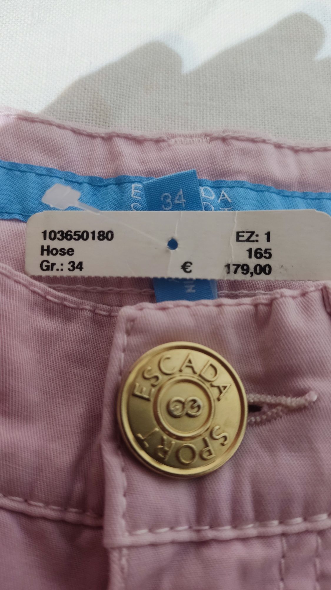 Pantaloni Escada Sport model Linda mărime 34 dama fete nou eticheta