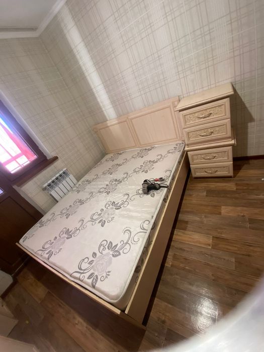 Кровать и шкаф бу