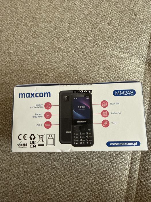 Telefon Mobil Maxcom MM248 4G Dual Sim Black