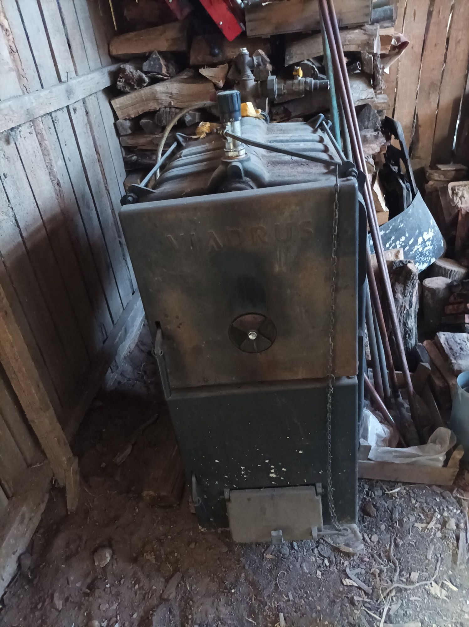 Centrala pe lemne viadrus + boiler mixt