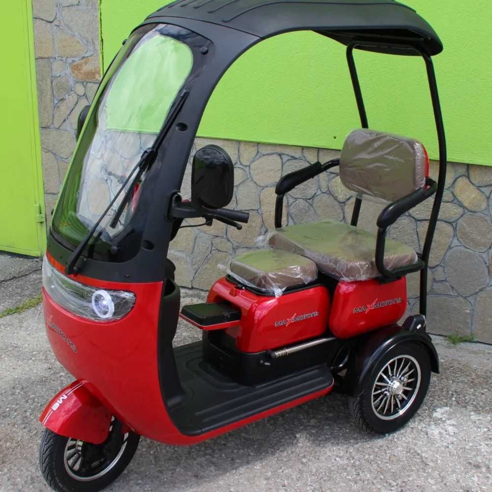 Електрическа Триместна Триколка MaxMotors Apple X3 1800W/48V/20Ah