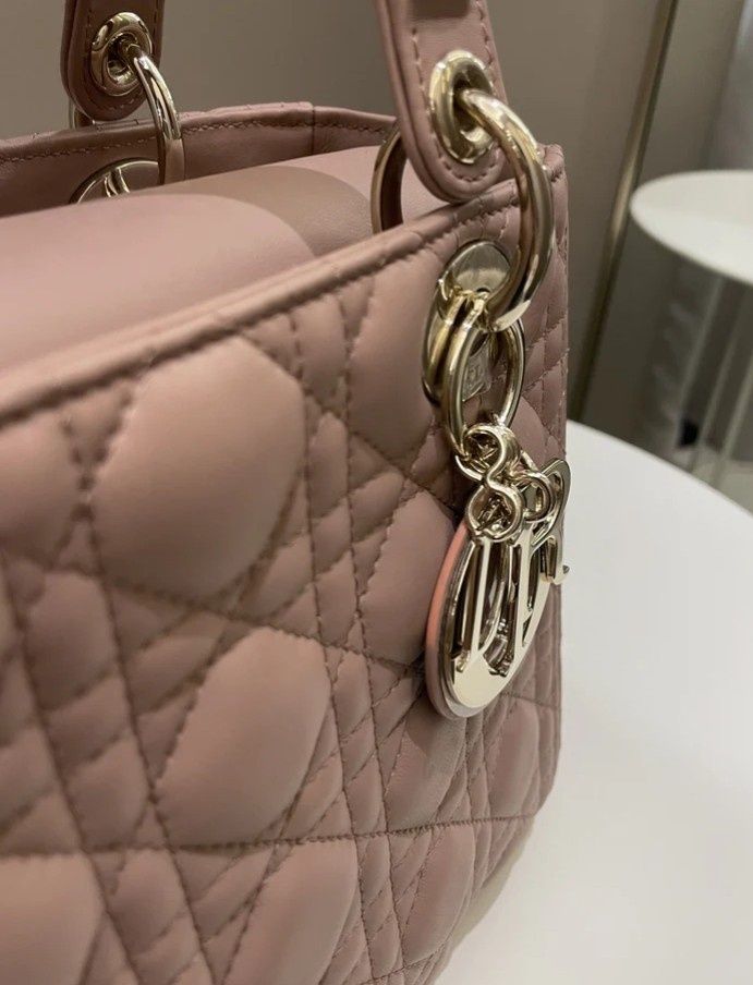 Geanta Lady Dior Nude,super model, accesorii metalice, saculet  etiche