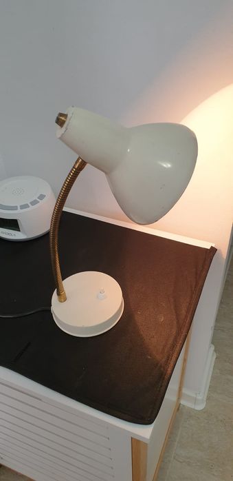 Accesoriu decorațiune lumina electrica vintage alama Italia 1950