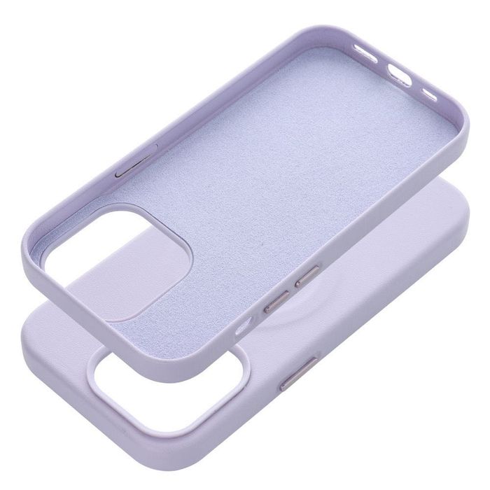 Roar Leather Mag Case за iPhone, лилав