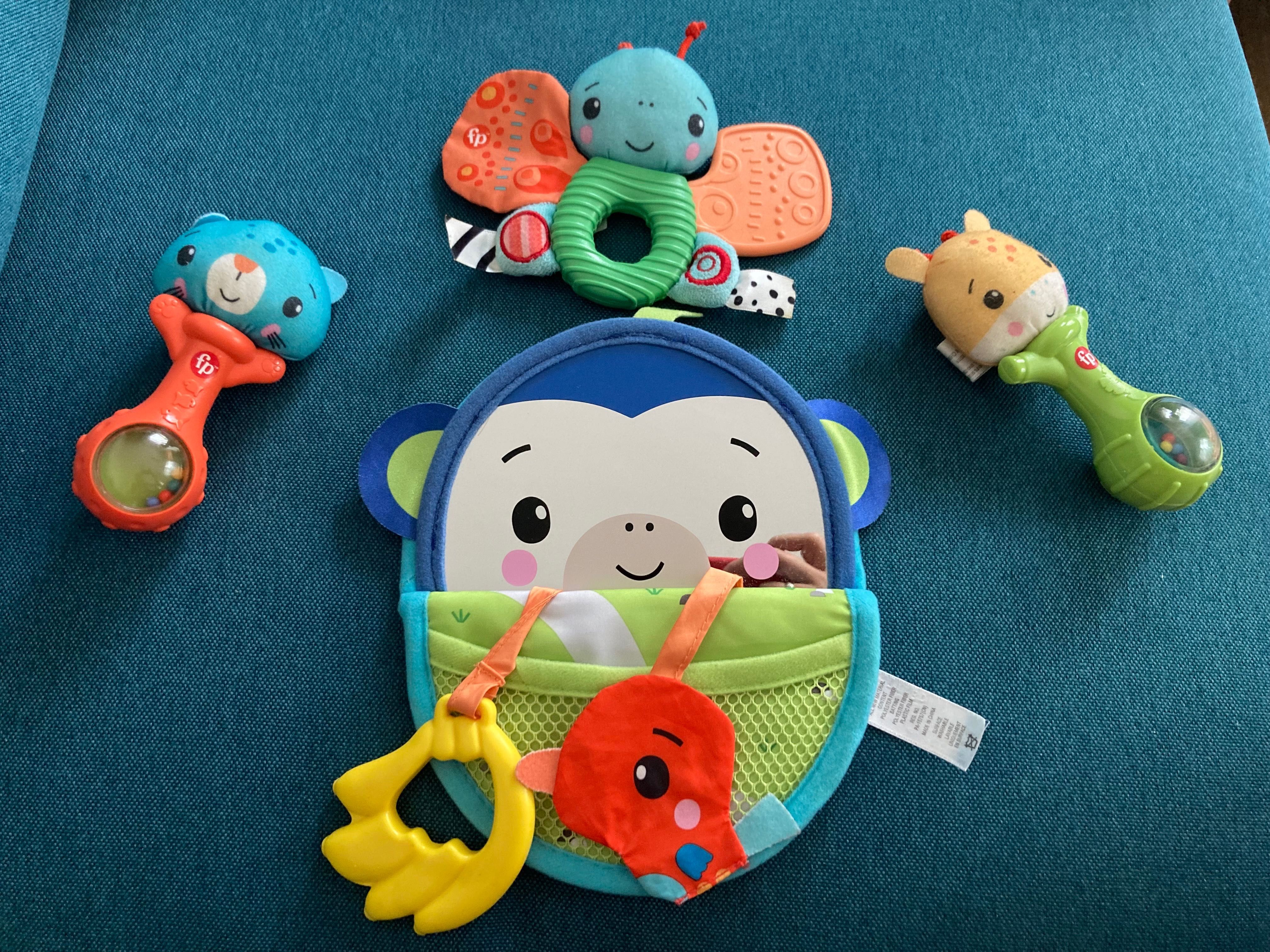 Комплект бебешки играчки Hello Senses Fisher price 3+m
