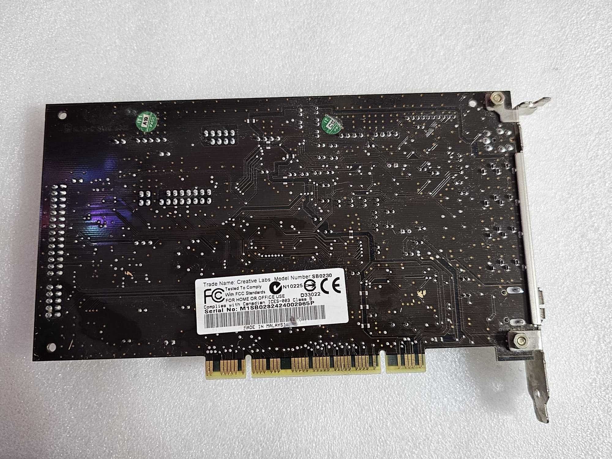 Placa de sunet CREATIVE Sound Blaster Audigy SE SB 0230 5.1 canale PCI