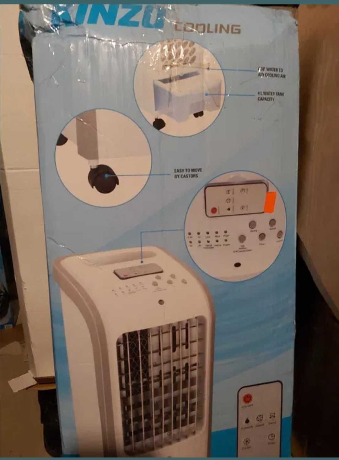 Охлаждащ вентилатор Kinzo 80W с дистанционно управление