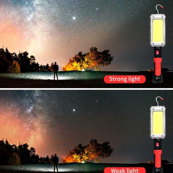 Мощна работна LED лампа ZJ-8859-B, преносима,