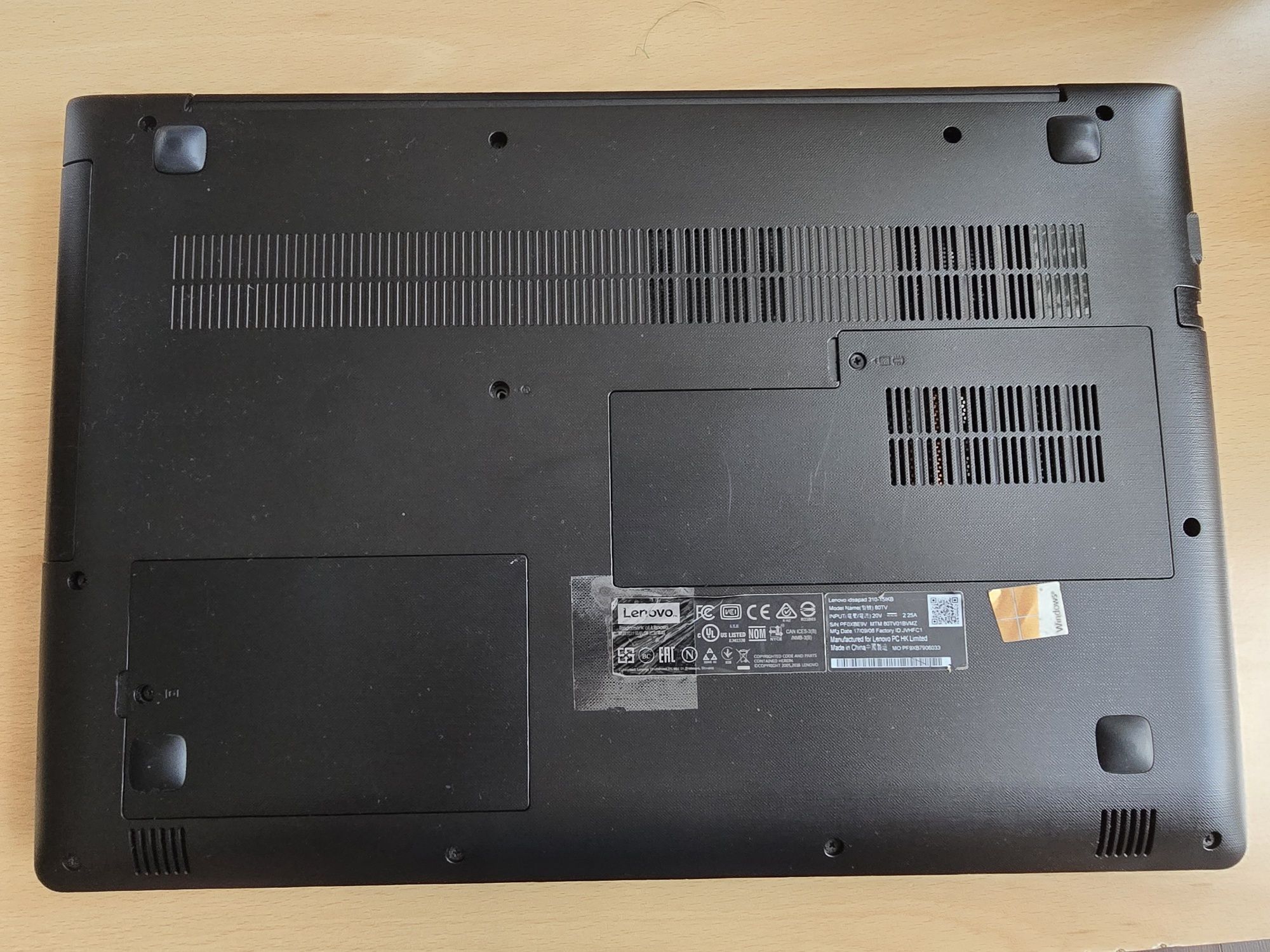 Vand Laptop Lenovo Ideapad 310 15,6" I7 gen 7 1Tb 4GDDR4